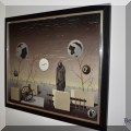 A11. Surrealist painting signed "Gibert 78" 